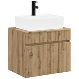 Bathroom Furniture Set Artisan Oak Engineered Wood 3404299