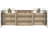 Bathroom Cabinet Set 3 pcs 100 x 10.5 x 50 cm Engineered wood 3403690