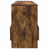 Magazine Rack Smoked Oak 102 x 30 x 45 cm 890964