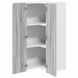Hanging Cabinet Grey Sonoma and White 57 x 57 x 100 cm 884375
