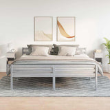 Bedside Cabinets 2 pcs with Drawer Grey Sonoma 25x31x66 cm 858625