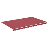 Replacement Fabric for Awning Burgundy Red 5x3 m 311971