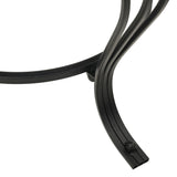 Fire Pit with Poker 49 cm Steel 360059