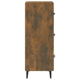 Sideboard Smoked Oak 34,5x34x90 cm Engineered Wood 817411