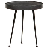 Coffee Table 3 pcs Black Engineered Wood 373639
