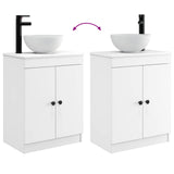 Bathroom Vanity with Sink White 54 x 35 x 83 cm Engineered Wood 890114