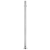 Garden Shower with Grey Base 220 cm Stainless Steel 3070793