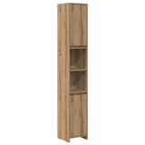 4 Piece Bathroom Furniture Set Artisan Oak Engineered Wood 3328556
