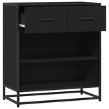 Sideboard Black 68x35x76 cm Engineered Wood 848984