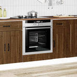 Oven Cabinet Kalmar Brown Oak Engineered Wood 853524