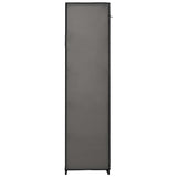 Wardrobe with Compartments and Rods Grey 150x45x176 cm Fabric 282436