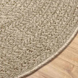 Rug ZIZUR Beige 200 cm Jute Look Indoor and Outdoor 4010417