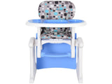 2 in 1 Convertible Baby High Chair Toddler Table Chair Infant Feeding Seat Removable Food Tray T3398P348581