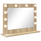 Vanity Mirror Rectangular Sonoma Oak 60 x 45 x 18 cm 868311