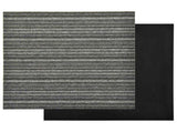 Carpet 20 pcs Striped Anthracite 50 x 50 cm 100% Polypropylene 42046745