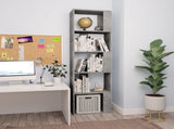 Book Cabinet/Room Divider Concrete Grey 45x24x159 cm Engineered Wood 800112