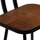 Bar Chairs 2 pcs Solid Reclaimed Wood 245390