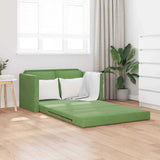 Sofa Bed Light Green 204 x 122 x 60 cm Velvet 42007951