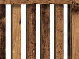 Radiator Cover Old Wood 112 x 19 x 81.5 cm Engineered Wood 884111