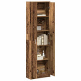 Wardrobe with Shelf Old Wood 55 x 25 x 189 cm Engineered Wood 3334015