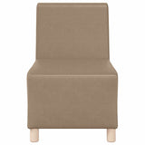 Modular Sofa Unit Armless Cappuccino 55 x 74 x 82 cm 4108493