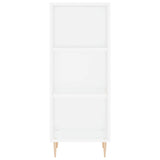 Highboard White 34.5x34x180 cm Engineered Wood 3198969
