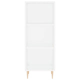 Highboard White 34.5x34x180 cm Engineered Wood 3198969