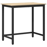 Table Sonoma Oak 100 x 50 x 76.5 cm Engineered Wood and Steel 873769