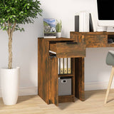 Desk Cabinet Smoked Oak Engineered wood 33.5x50x75 cm 817129