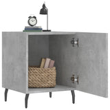 Bedside Cabinets 2 pcs Concrete Grey 40x40x50 cm Engineered Wood 827605