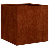 Planter Rusty 40x40x40 cm Weathering Steel 860667
