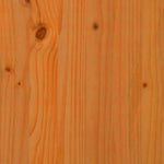 Outdoor Bench Brown 119 x 76 x 44cm Solid pine wood 4012186