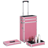 Make-up Trolley Aluminium Pink 91813