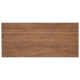 Desk Natural Solid Teak Wood 100 x 45 x 75cm 42026899