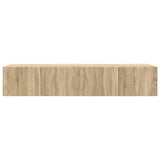 TV Wall Cabinet Wall-mounted 2 pcs Sonoma 78.5 x 31 x 29.5 cm 892214