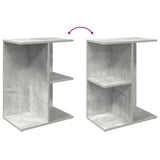 Bedside Tables 2 pcs Concrete Grey 46.5x29x61 cm Engineered Wood 858657