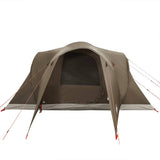 Family Tent Dome 6-Person Brown Waterproof 4009465