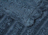 Throw Blankets 6 pcs Navy Blue 150 x 130 cm Fleece 42016881