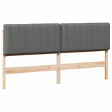 Upholstered Headboard Brown and Light Grey 180 cm 880163