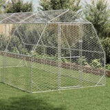 Chicken Run 2.5x6x2.25 m Galvanised Steel 3328517