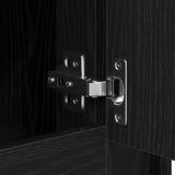 Sideboard Black Oak 102 x 35 x 55 cm Engineered Wood 862816
