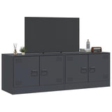 TV Cabinets 2 pcs Anthracite 67x39x44 cm Steel 841636