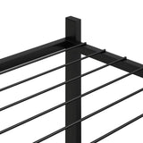 Flower Stand 83x25x80 cm Black Iron 343127