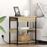 Bedside Cabinet Sonoma Oak 41 x 31 x 51 cm Engineered Wood 859537