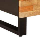 Side Cabinet with Drawer Brown 40 x 33 x 75 cm Solid Mango Wood 4018319