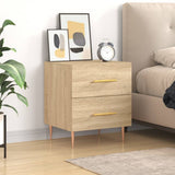 Bedside Cabinet Sonoma Oak 40x35x47.5 cm Engineered Wood 827282