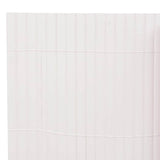 Double-Sided Garden Fence 90x500 cm White 43627