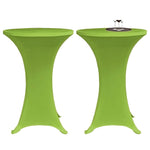 Stretch Table Cover 4 pcs 60 cm Green 279087