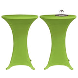 Stretch Table Cover 4 pcs 60 cm Green 279087