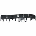 Garden Sofa Set Anthracite Steel 3378991